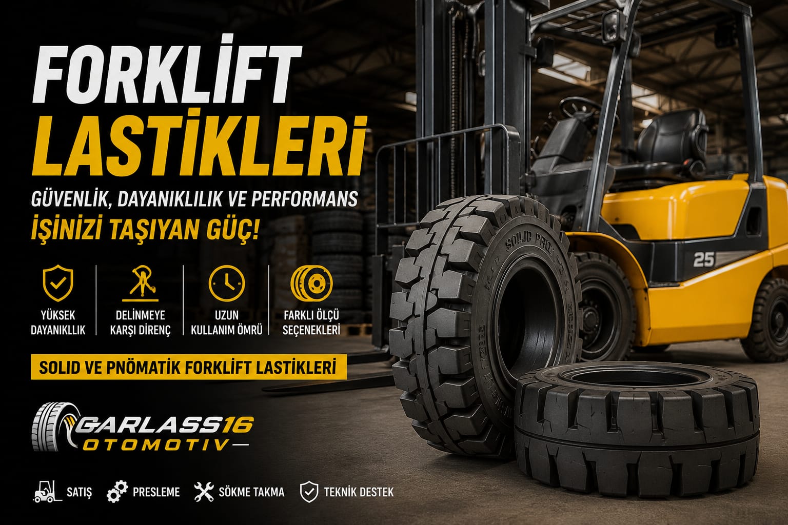 Bursa’da Forklift Lastiği Nasıl Seçilir? Doğru Lastik Seçimi Rehberi